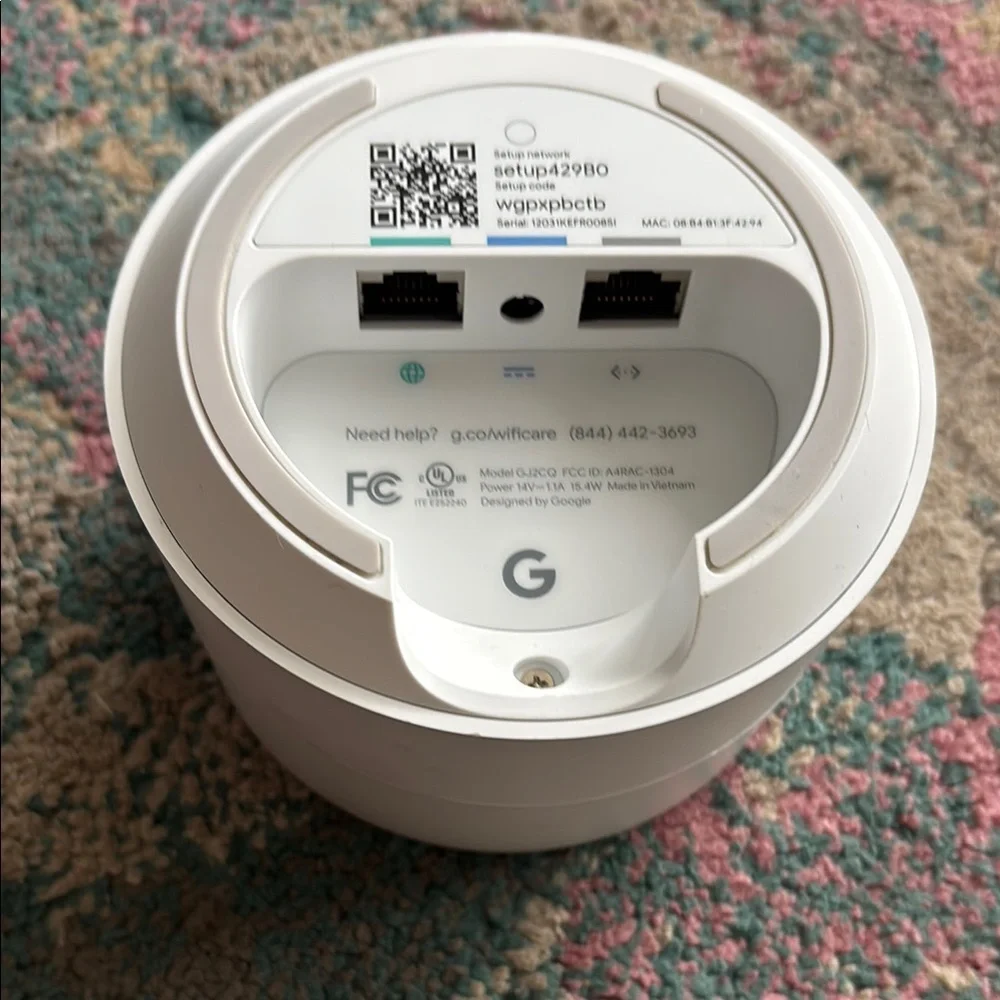 Google White Mesh Network Device